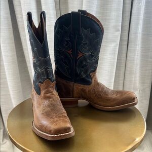 Tony Lama Socorro Blue Western Boots